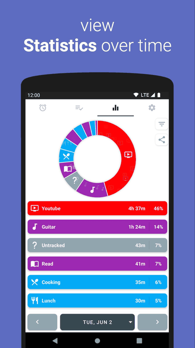 Simple Time Tracker screenshot