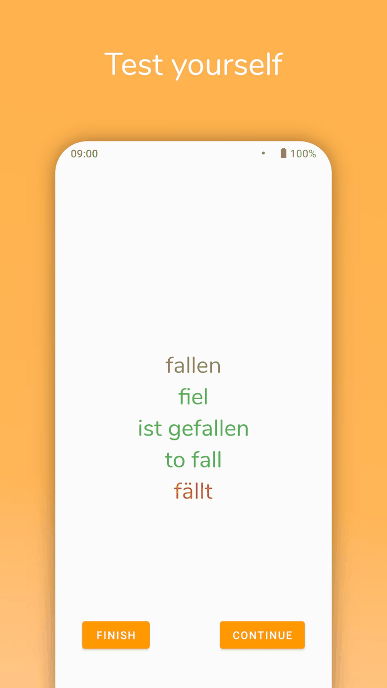 Starke Verben screenshot