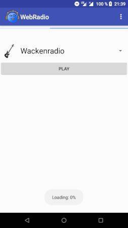WebRadio screenshot