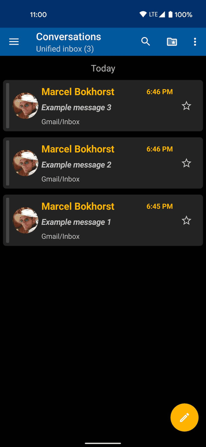 FairEmail screenshot