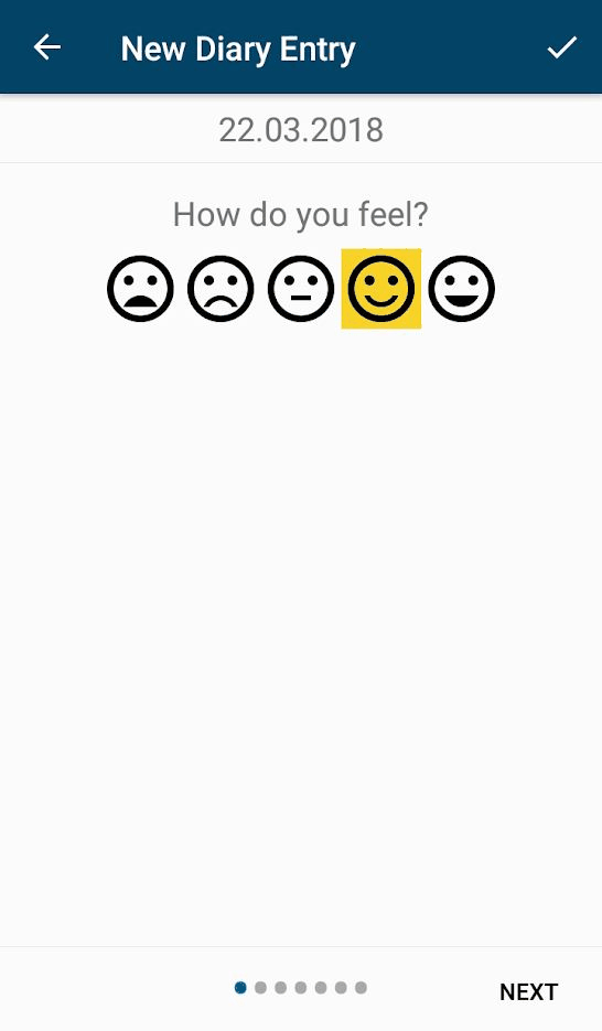 Pain Diary (PFA) screenshot