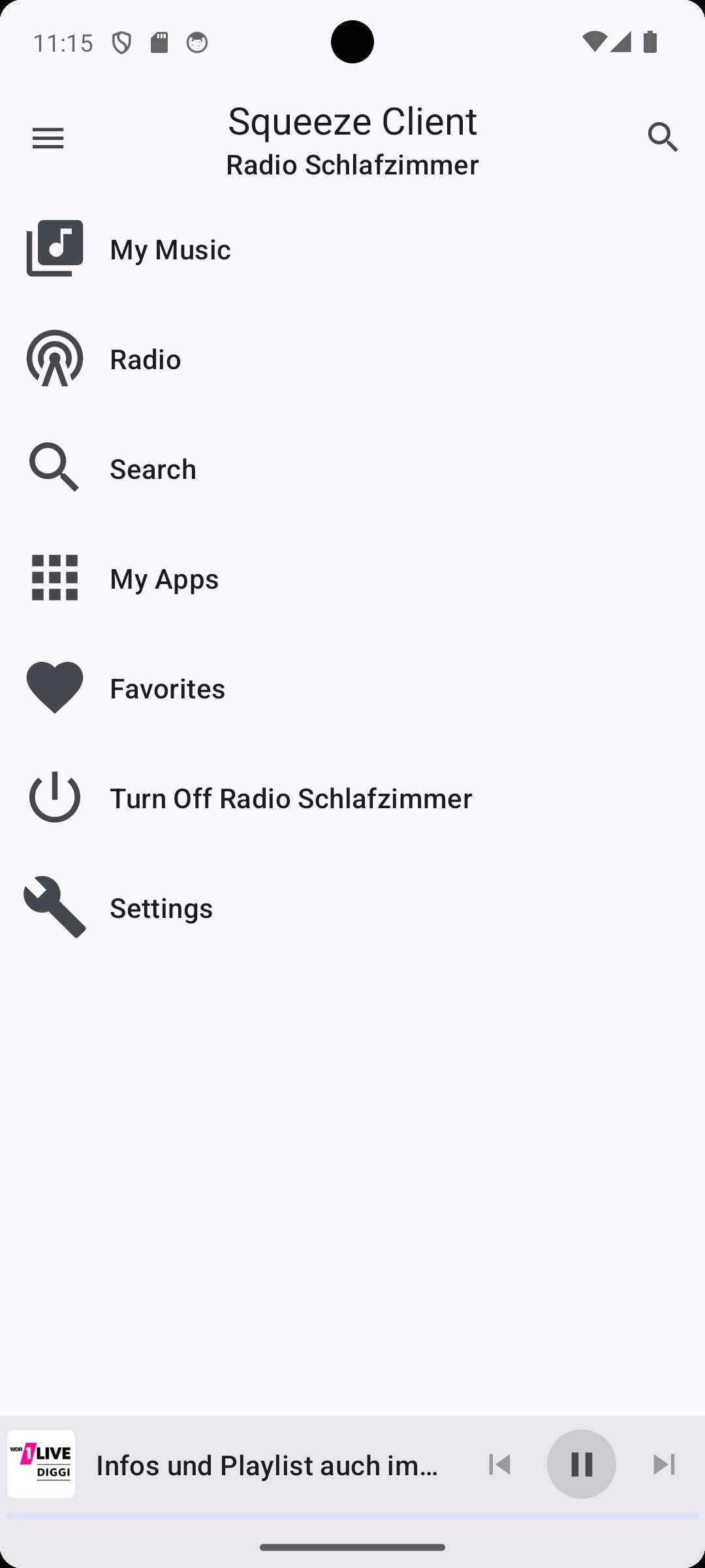 Squeeze Client screenshot