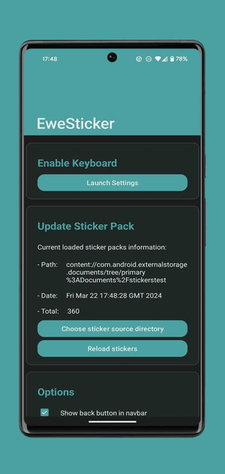 EweSticker screenshot