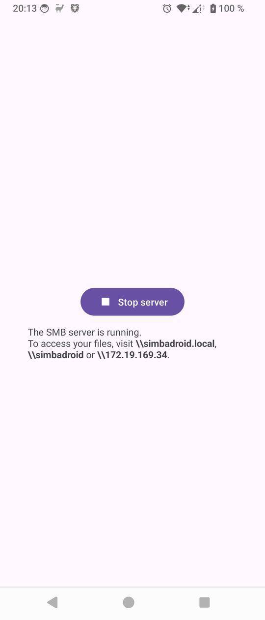 SimbaDroid screenshot