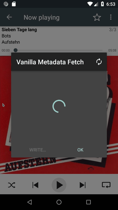 Vanilla Metadata Fetch screenshot