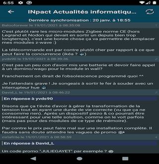 Next Actualités informatiques screenshot