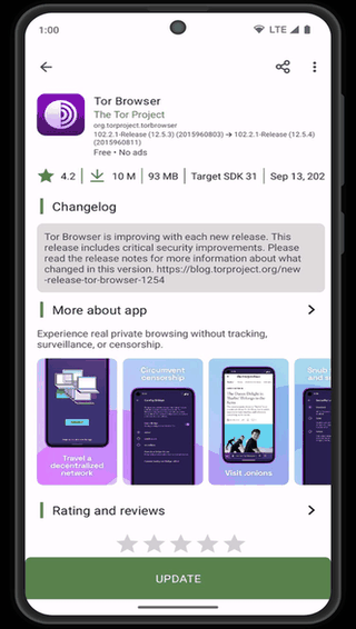 Aurora Store screenshot