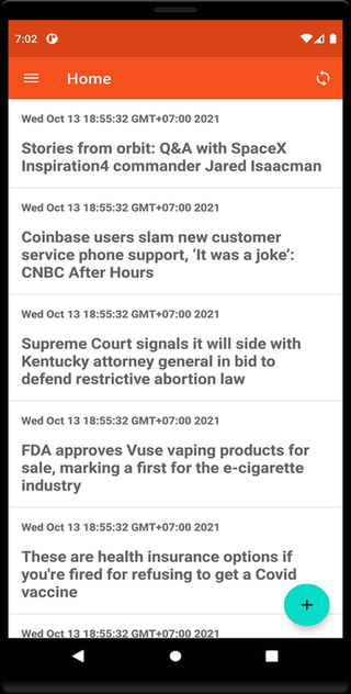 News Provider screenshot