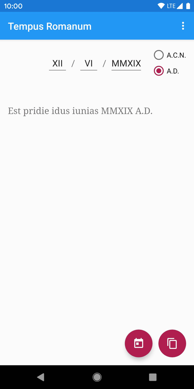 Tempus Romanum screenshot