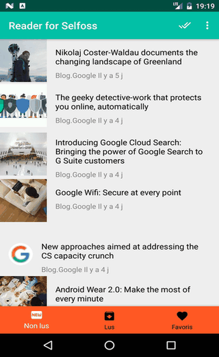 Reader for Selfoss screenshot