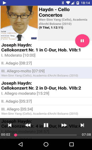 Unpopular Music Player screenshot