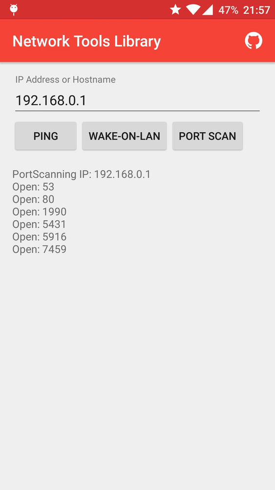 Network Tools Library screenshot
