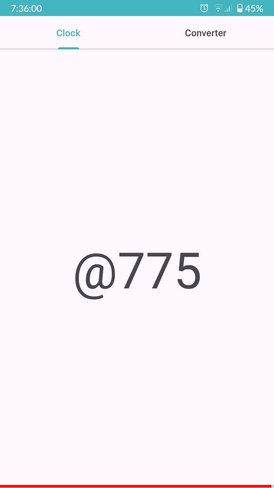 Swatch .beat clock screenshot