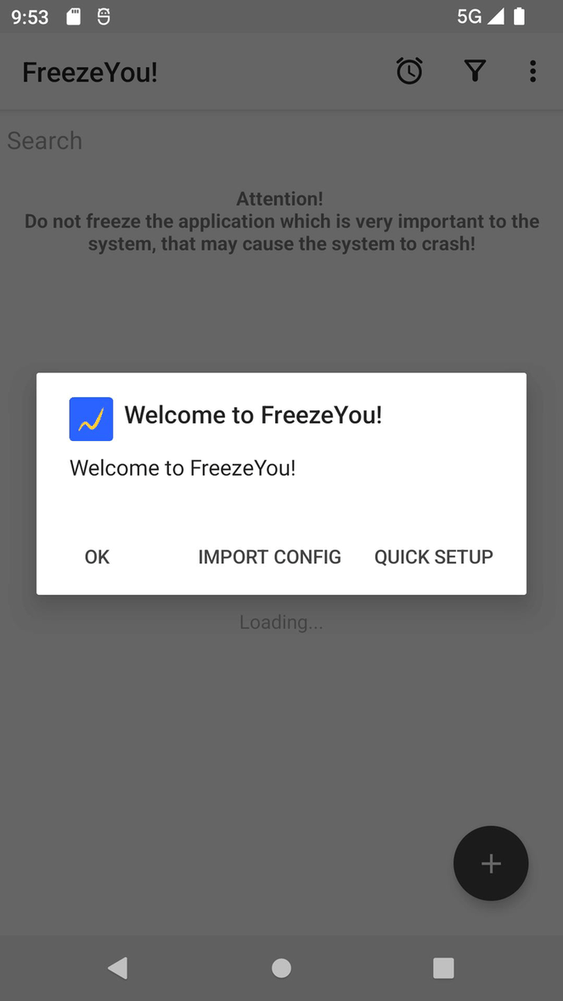 FreezeYou! screenshot