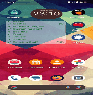 InfiniList screenshot