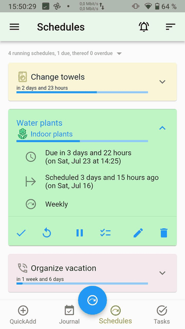Everyday Tasks screenshot