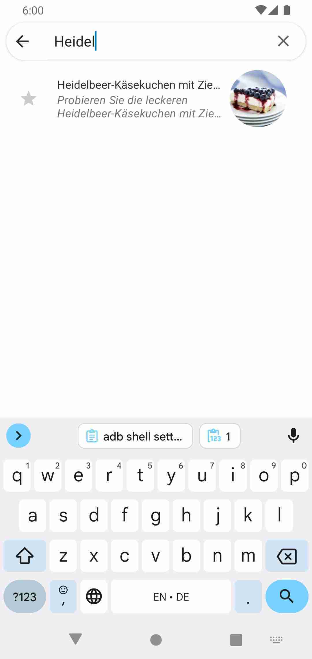 Nextcloud Cookbook screenshot