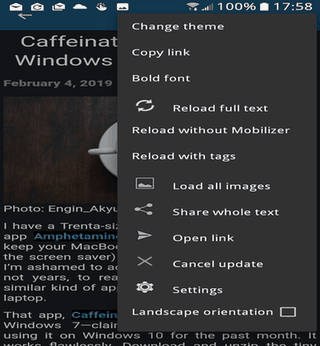 Handy Reading screenshot