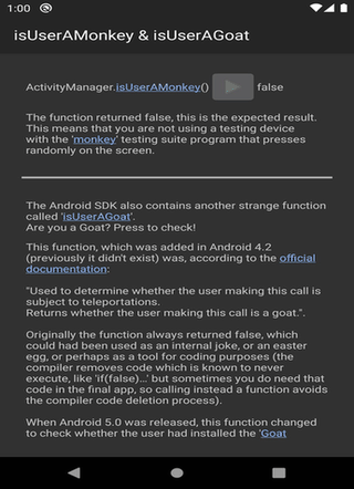 isUserAMonkey isUserAGoat [curiosity] screenshot