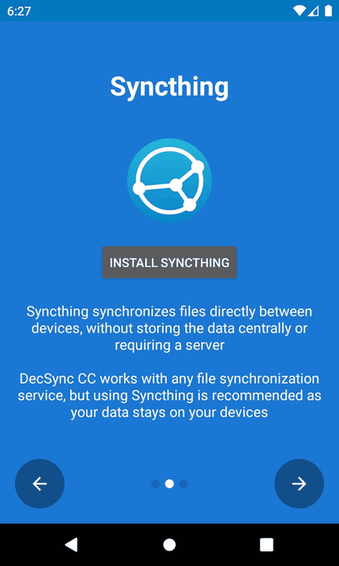 DecSync CC screenshot