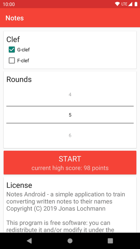 Musical Notes screenshot