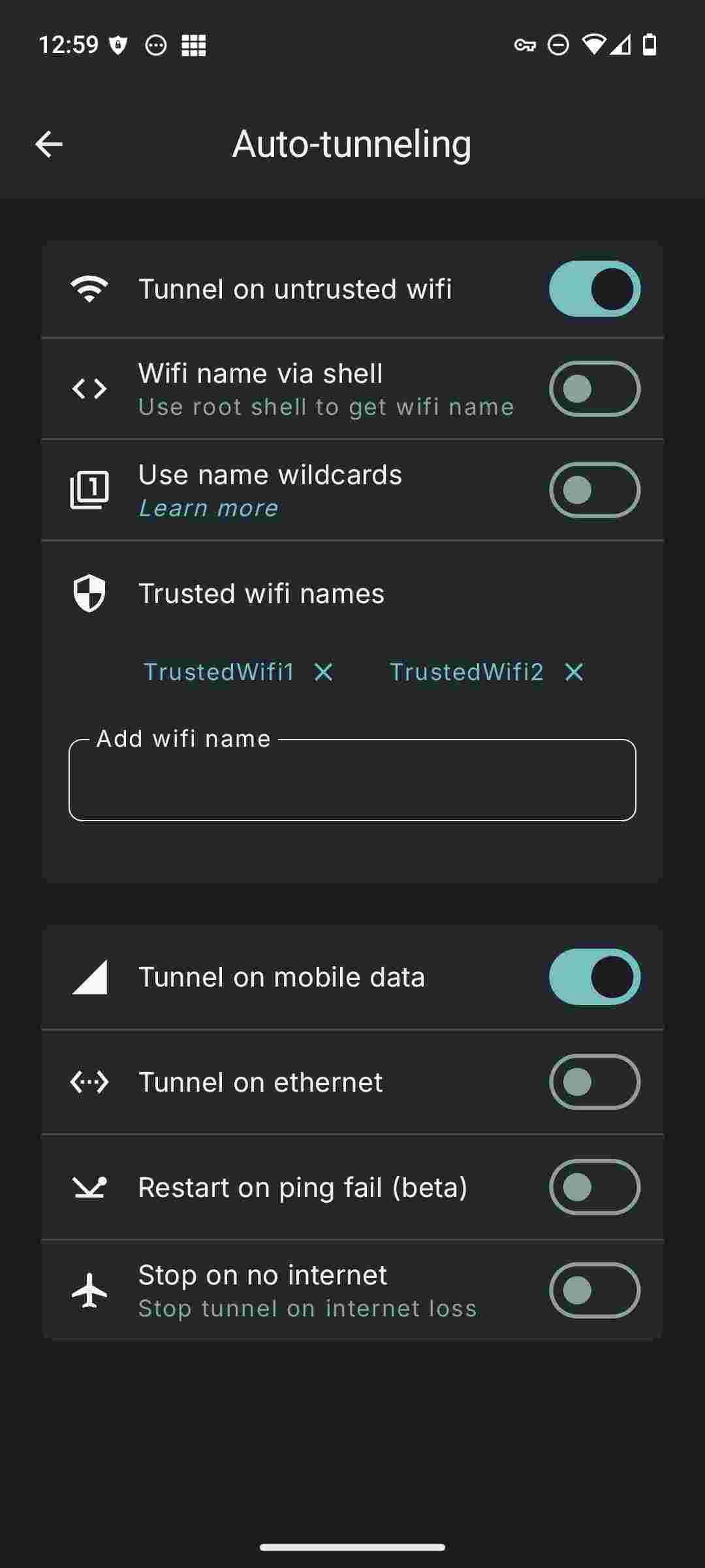 WG Tunnel screenshot