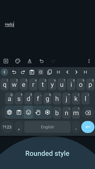 HeliBoard screenshot
