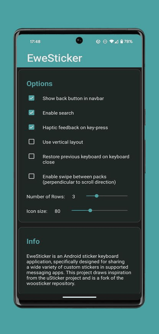 EweSticker screenshot