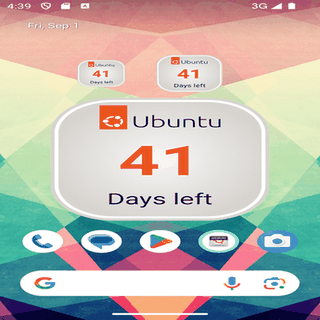 Ubuntu Countdown Widget screenshot