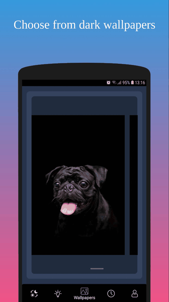 Dark theme screenshot