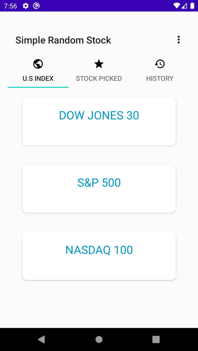 Simple Random Stock screenshot