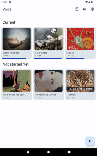 Voice Audiobook Player screenshot