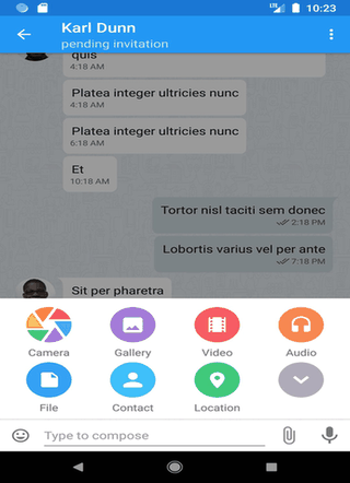 Kontalk Messenger screenshot