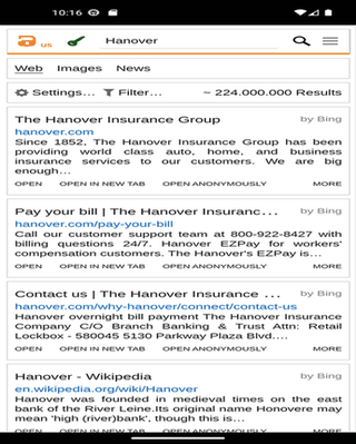 MetaGer Search screenshot