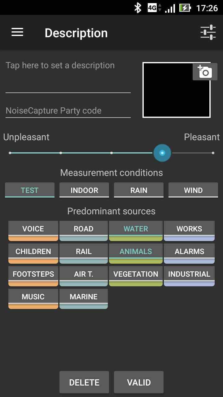 NoiseCapture screenshot