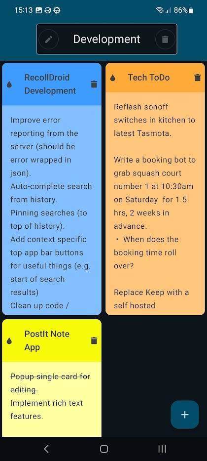 StyncyNotes screenshot