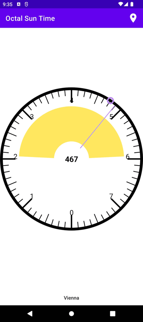 Octal Sun Time screenshot