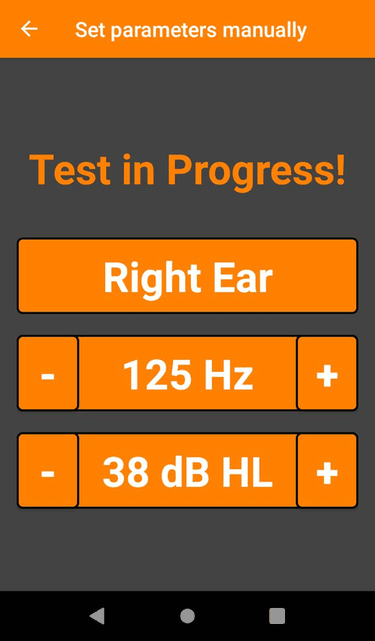 hEARtest screenshot