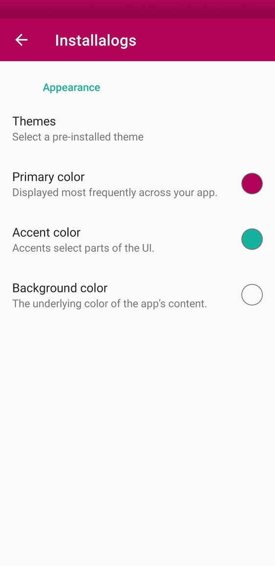 Installalogs screenshot