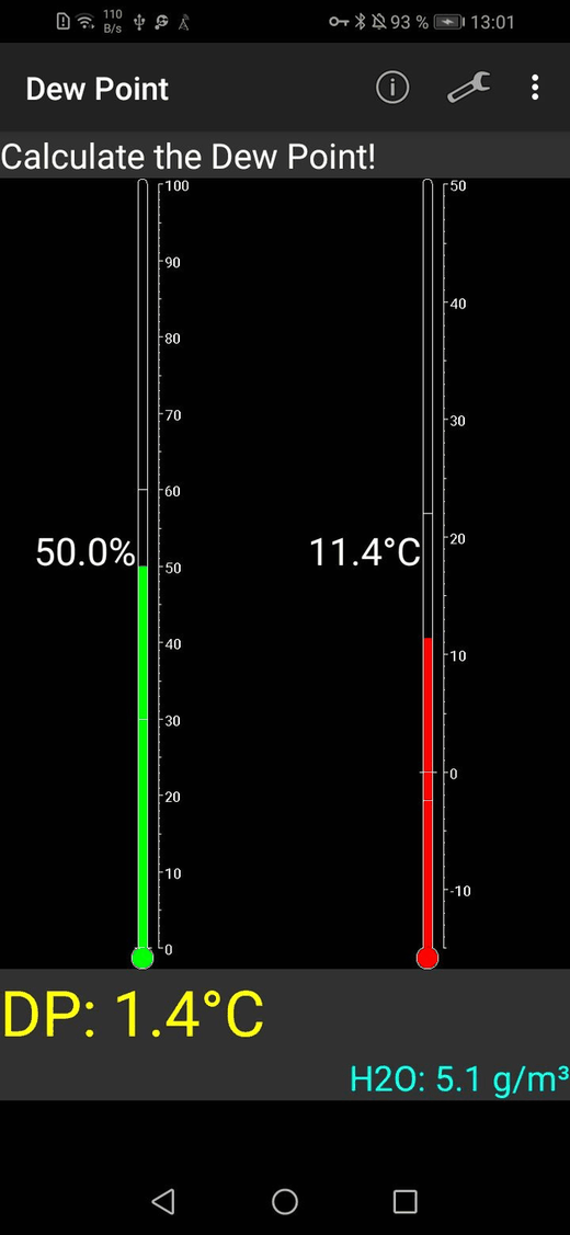 Dew Point screenshot