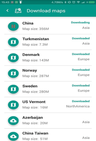 PocketMaps screenshot