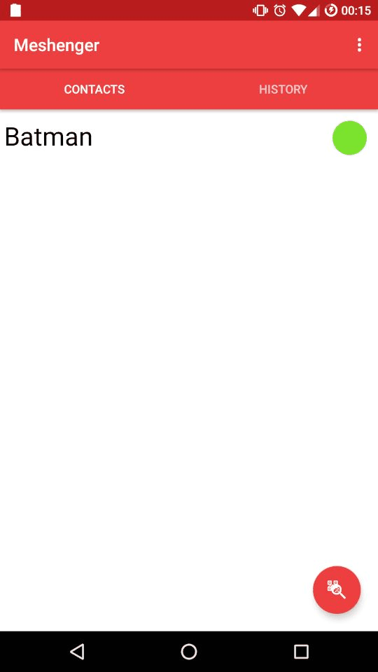 Meshenger screenshot