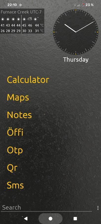 NeatLauncher screenshot