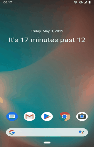 Nanji clock widget screenshot
