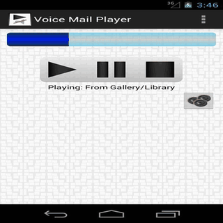 Voice Mail Player screenshot