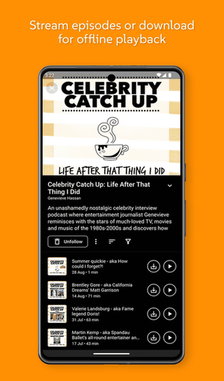 Anytime Podcast Player screenshot