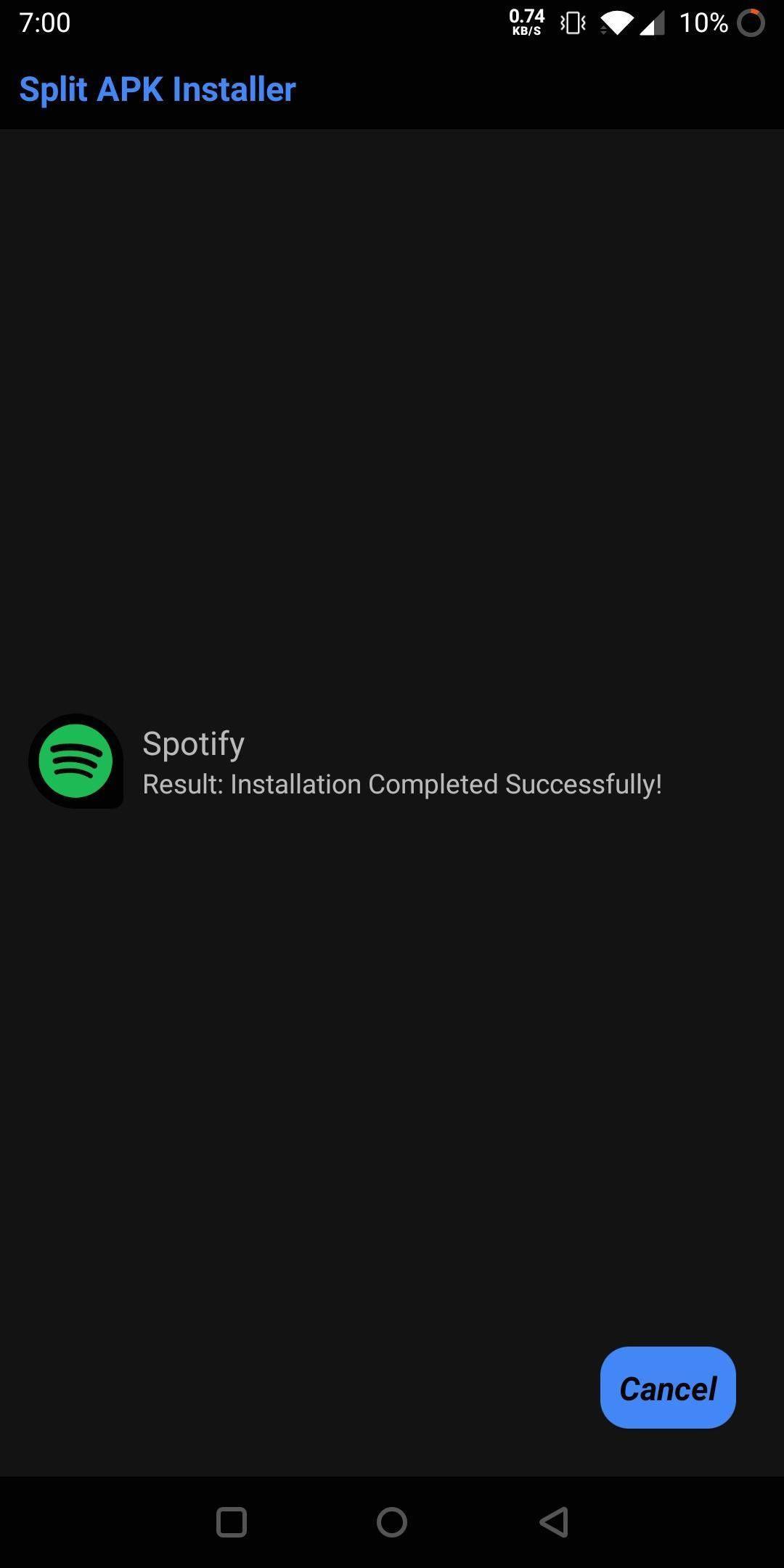 Package Manager screenshot