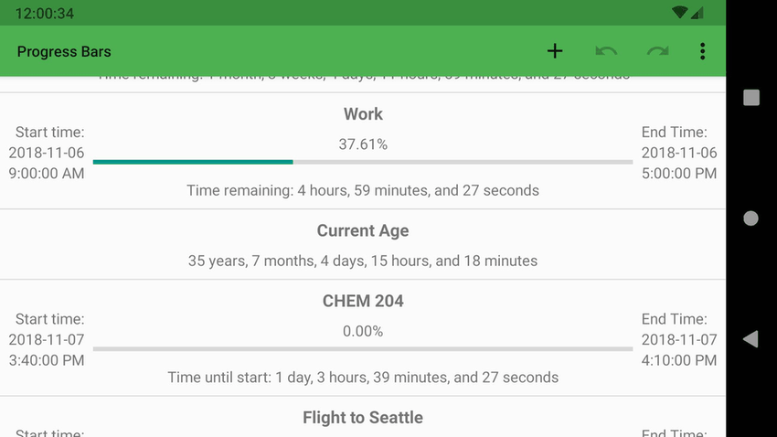 ProgressBars screenshot