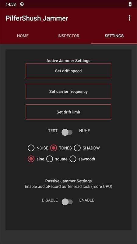 PilferShush Jammer screenshot