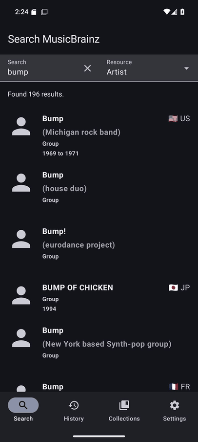 MusicSearch screenshot